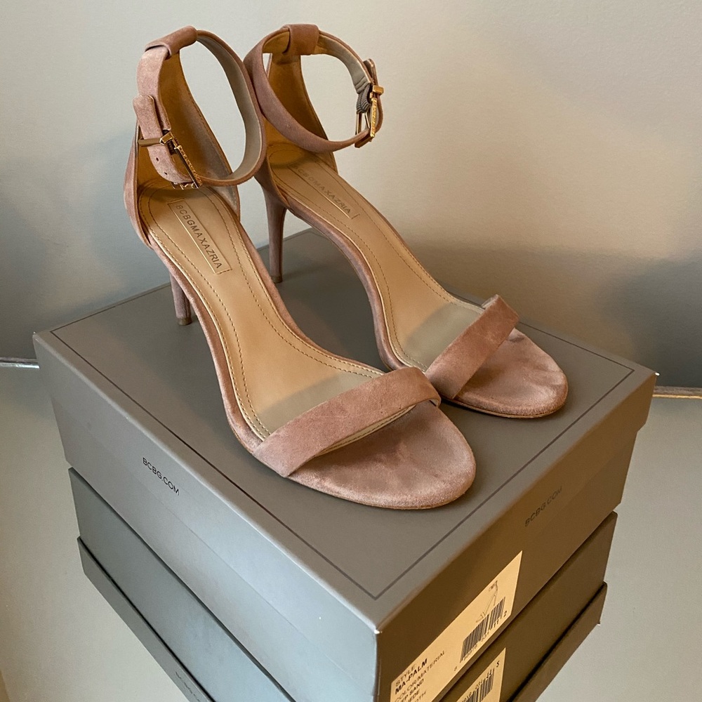 BCBG Suede Sandals